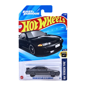 Hot Wheels HW SCREEN TIME | Nissan Skyline GT-R (BNR32) - Black (4/250)