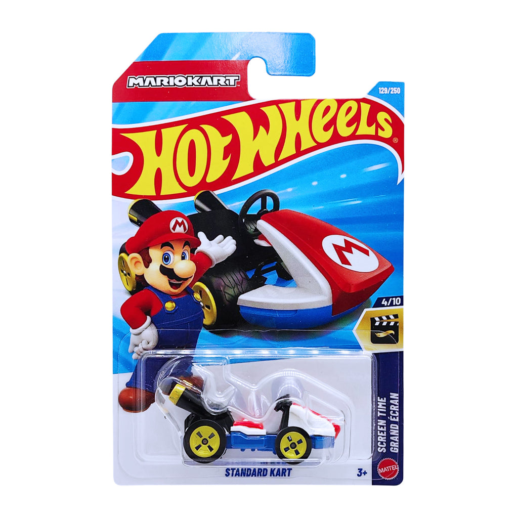 Hot Wheels HW SCREEN TIME | Standard Kart - White.Red.Blue (129/250)