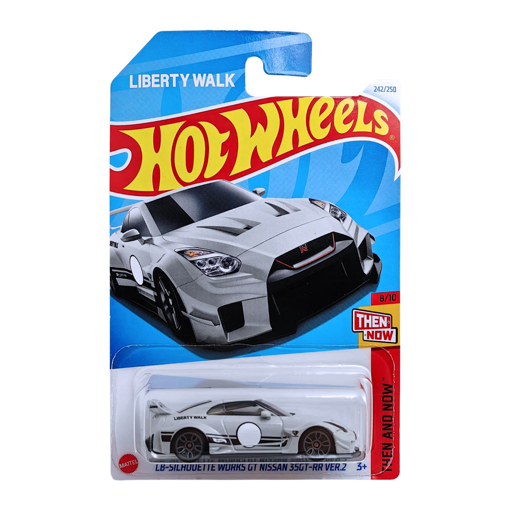 Hot Wheels THEN AND NOW | LB-Silhouette Works GT Nissan 35GT-RR Ver 2 - Grey (242/250)