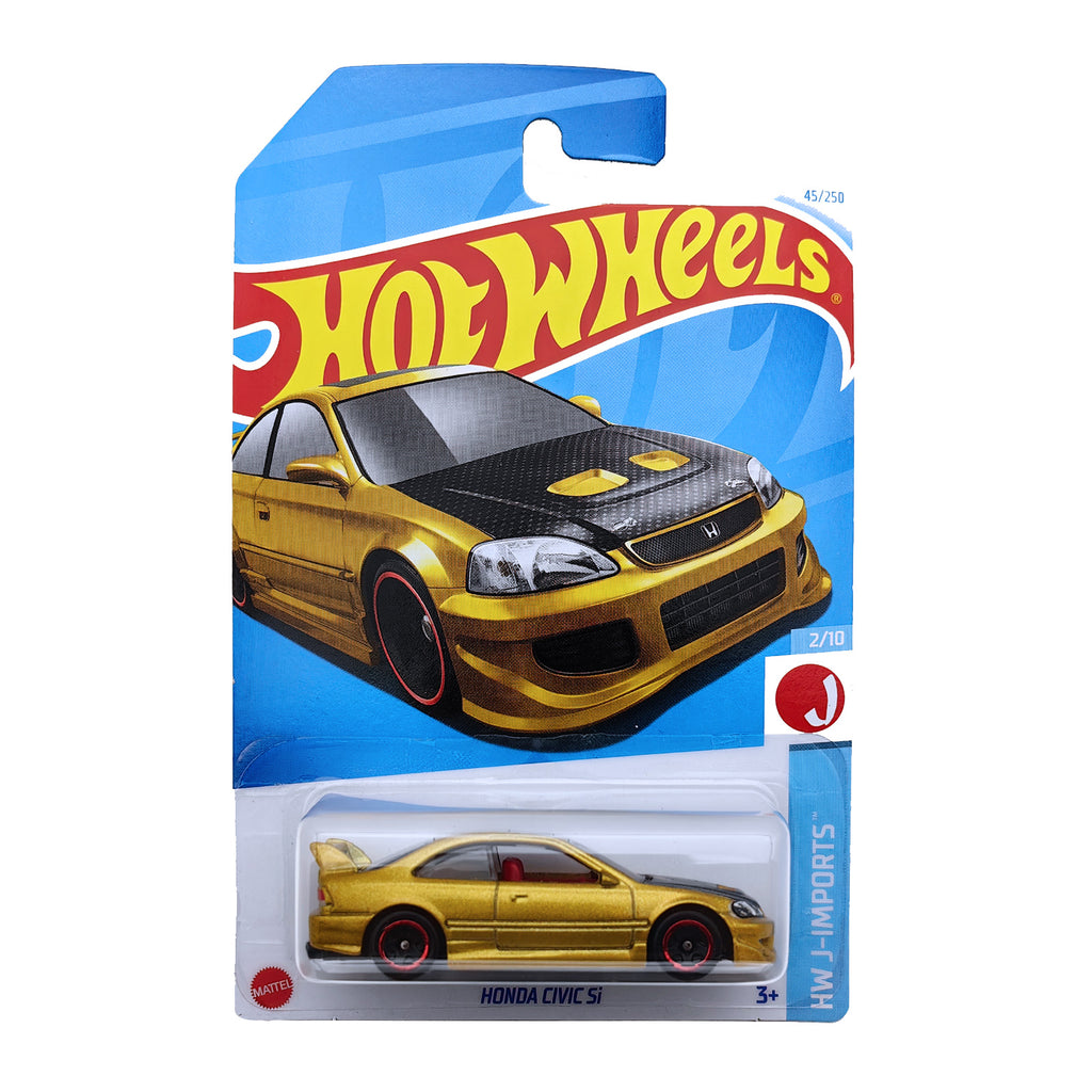 Hot Wheels Honda Civic Si J-Imports 2/10 Oro 2024 - Scala 1:64 Con Protezione Frikimonkey