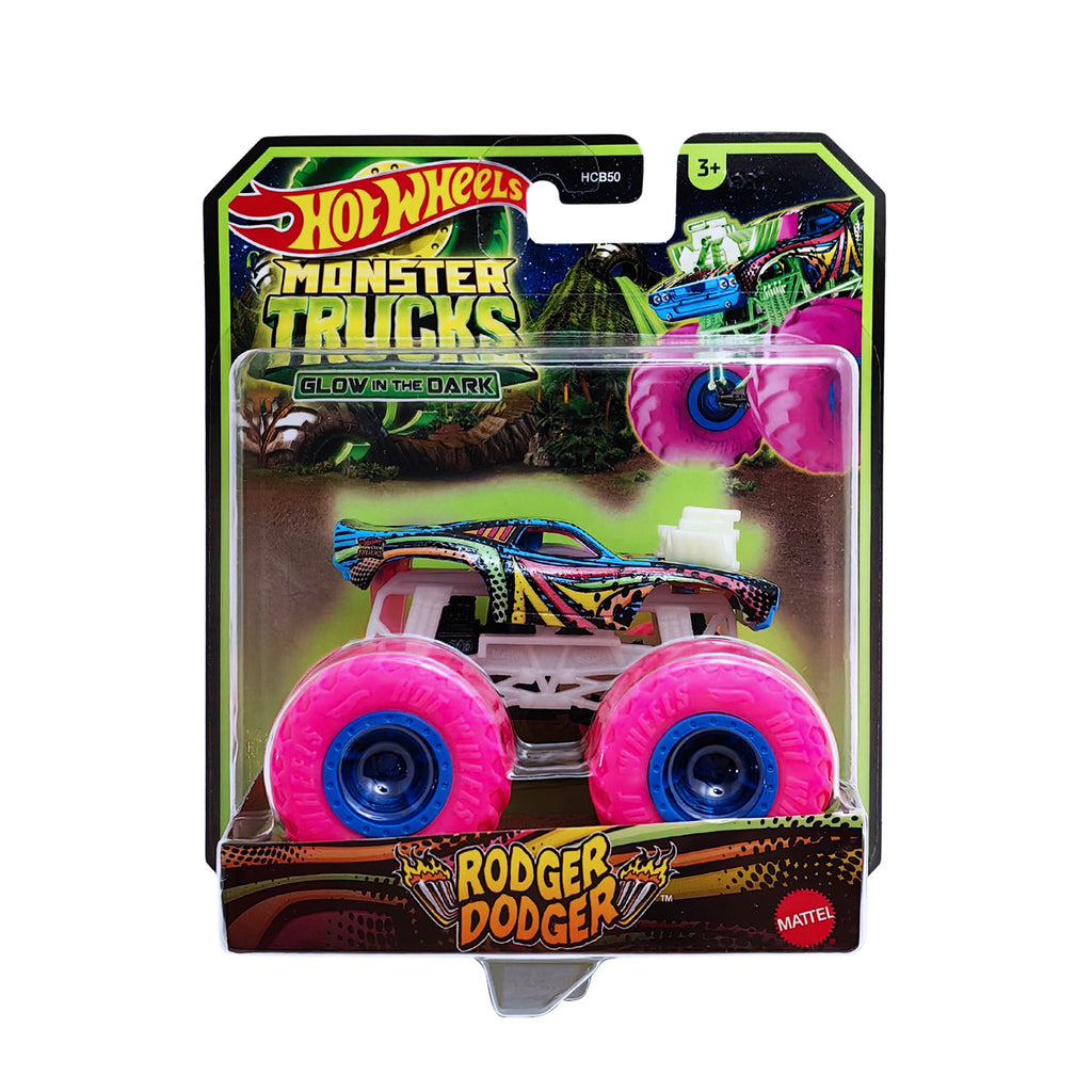 Hot Wheels Monster Trucks Glow in the Dark - Rodger Dodger