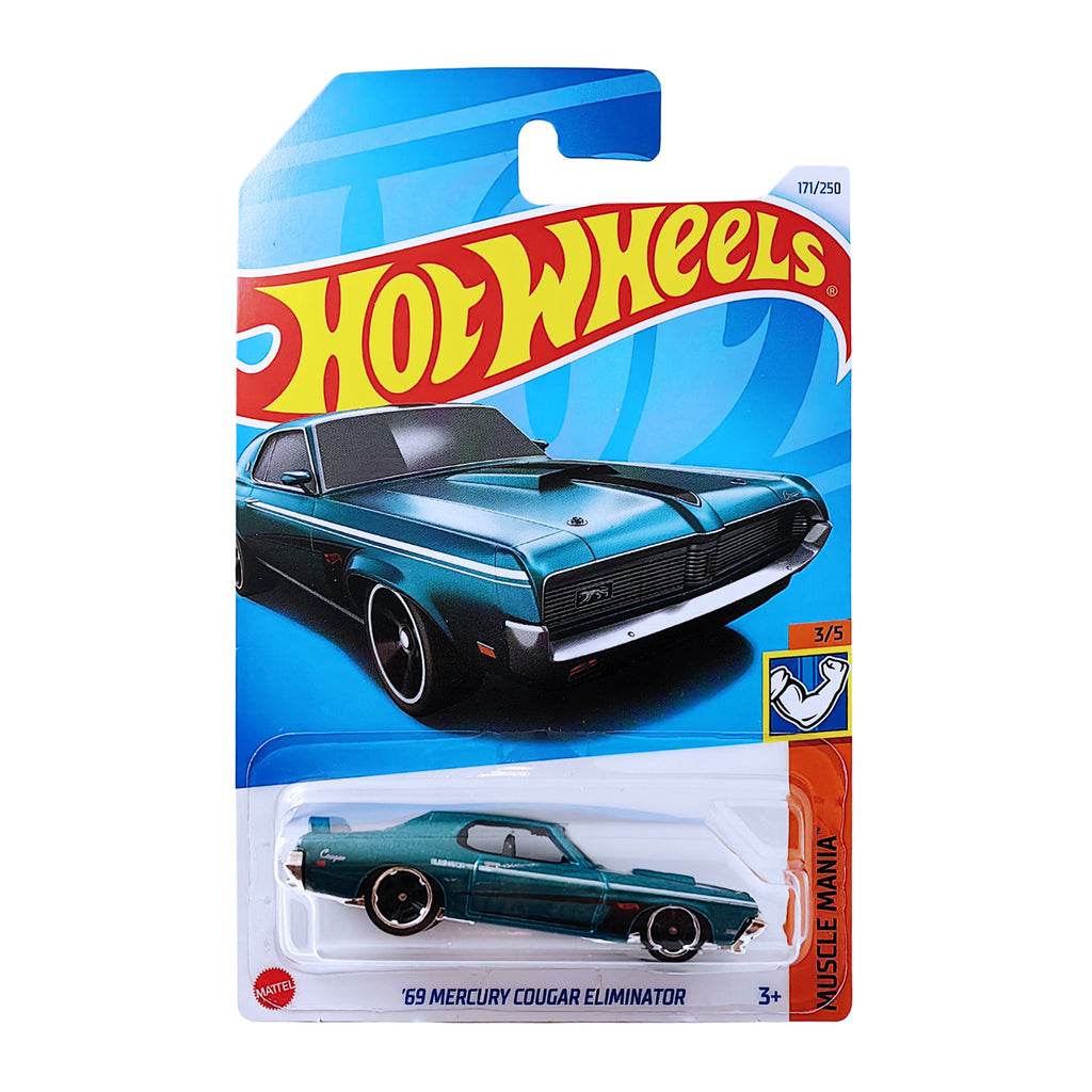 Hot Wheels MUSCLE MANIA 69 Mercury Cougar Eliminator 1 Station Hub