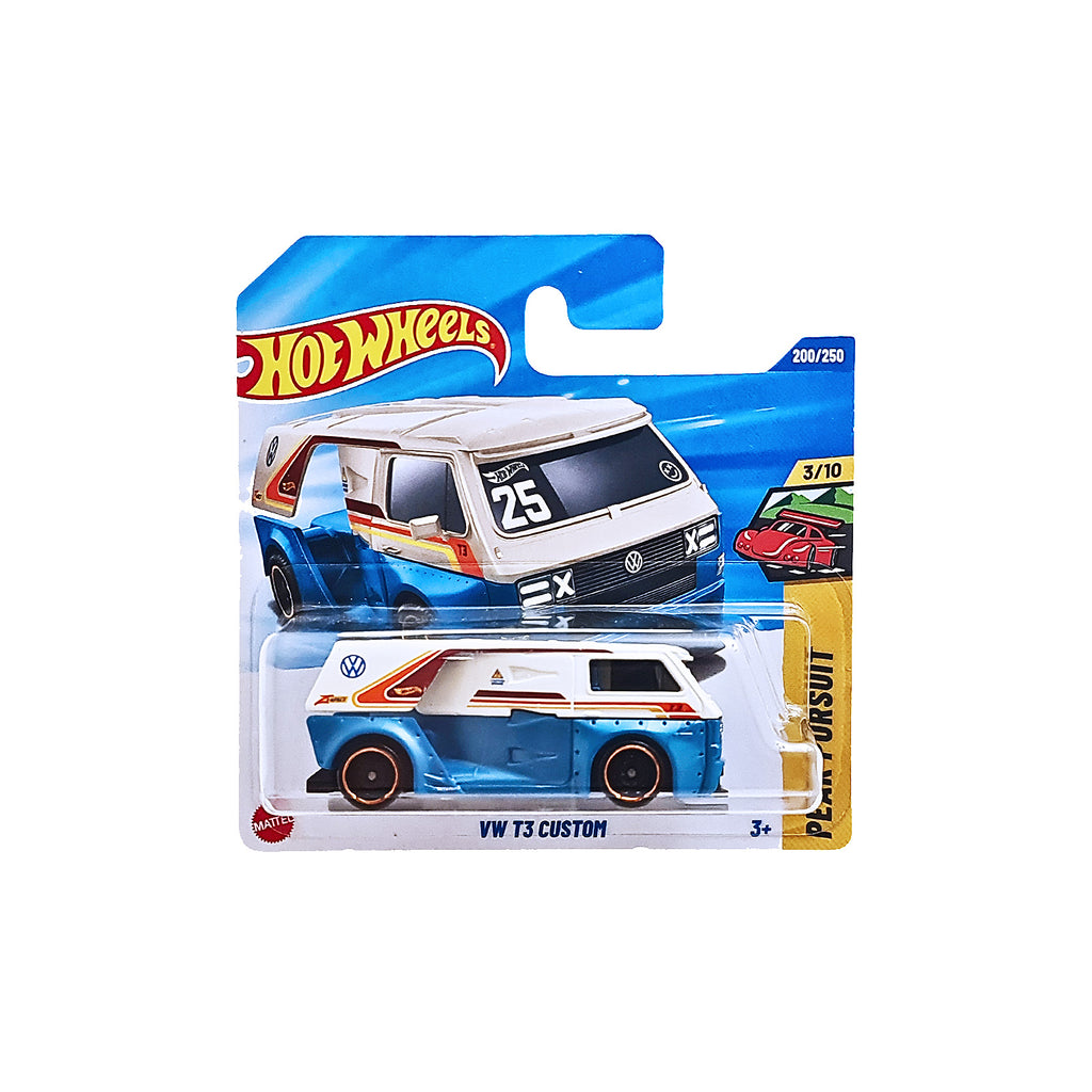 Hot Wheels PEAK PURSUIT | VW T3 Custom - White.Blue (200/250) SHORT CARD