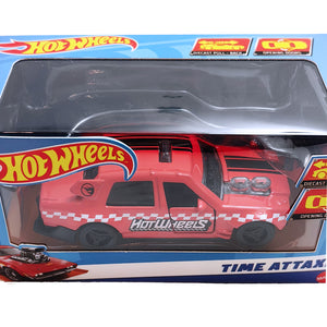Hot Wheels Pull-Back | Time Attaxi - Red