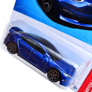 Hot Wheels Quarter Mile Heroes | Tesla Model S Plaid - Blue (238/250)