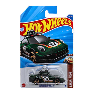 Hot Wheels SAFARI MODE | Porsche 911 Rallye - Green (154/250)