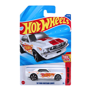 Hot Wheels THEN AND NOW | '67 Ford Mustang Coupe - White (121/250)