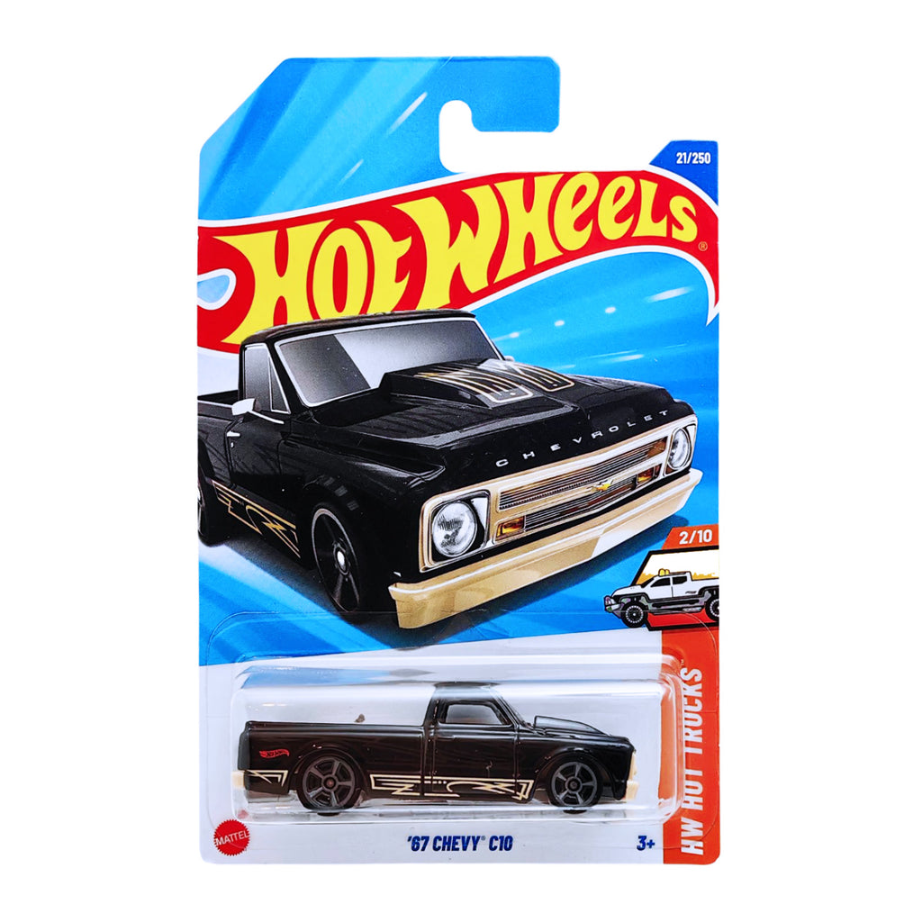 Hot Wheels HW HOT TRUCKS | '67 Chevy C10 - Black (21/250)