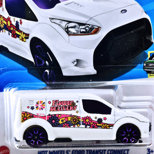 Hot Wheels HW Vans | Hot Wheels Ford Transit Connect - White (216/250) LOOSE