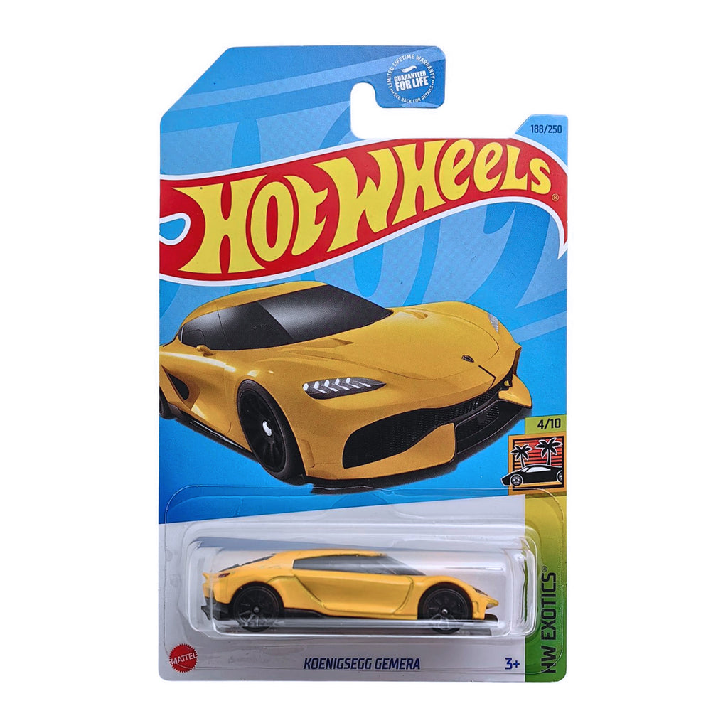 Hot Wheels HW EXOTICS - Koenigsegg Gemera - Yellow (US CARD)