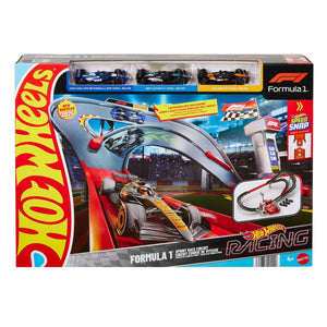 Hot Wheels Racing Formula 1 Sprint Race Circuit Track Set with 3 Die-Cast Toy Cars