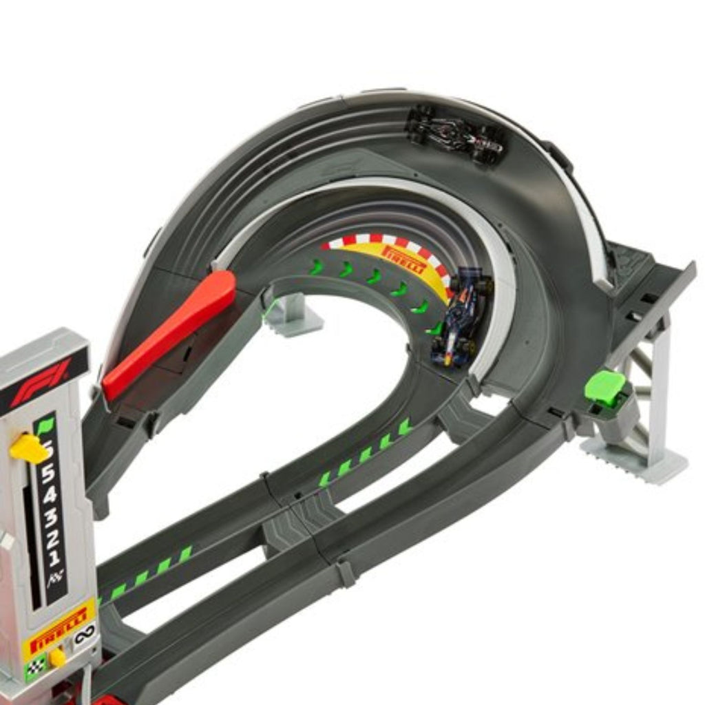 Hot Wheels Formula 1 Grand Prix Circuit TrackSet With 3 Die-Cast Toy Cars