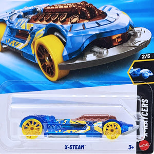 Hot Wheels X-RAYCERS | X-Steam - Blue (30/250)