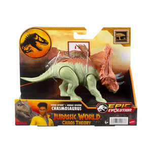Jurassic World Chaos Theory Strike Attack | Chasmosaurus (HTK67) - 194735192366