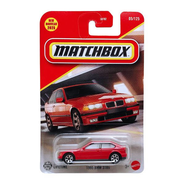 Matchbox 1995 BMW 318ti |90s Classic Hatchback Diecast | 1 Station Hub