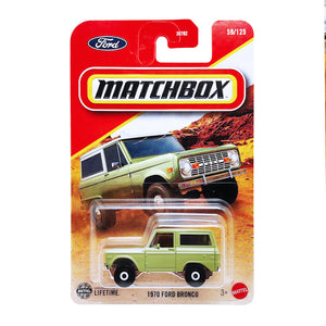 Matchbox 1970 Ford Bronco - Pale Green (59/125)