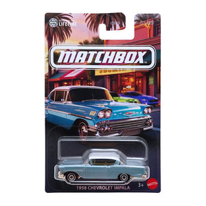 Matchbox 1958 Chevrolet Impala | Blue (JCG43) - 194735270446