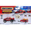 Matchbox Hitch & Haul Adventure Pack MBX Artic Explorer | Snow Trasher / Snowmobile & Trailer -Red (JCN15)