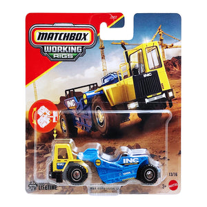 Matchbox Working Rigs | MBX Road Scraper - Blue (JBX77)