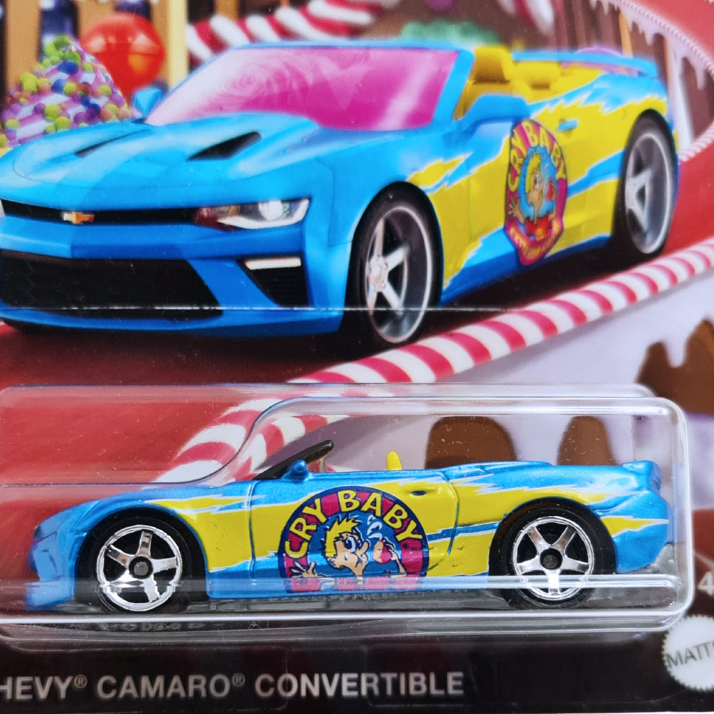 Matchbox '16 Chevy Camaro Convertible - Blue.Yellow (5/6)