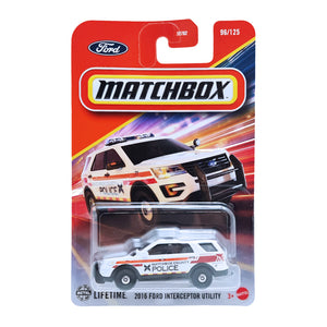 Matchbox 2016 Ford Interceptor Utility | White (96/125)