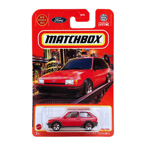 Matchbox 1983 Ford Fiesta MK 2 - Red (94/100)