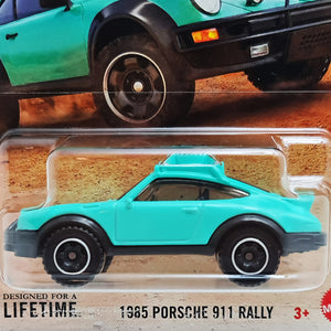 Matchbox 1985 Porsche 911 Rally - Turquoise (120/125)