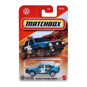 Matchbox '90 Volkswagen Golf County - Blue (22/125)