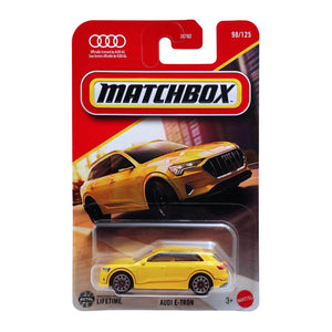 Matchbox Audi E-Tron | Yellow (98/125)