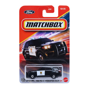 Matchbox Ford Police Interceptor Utility - Black (75/125)