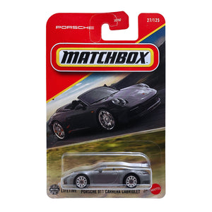 Matchbox Porsche 911 Carrera Cabriolet | Silver (27/125)