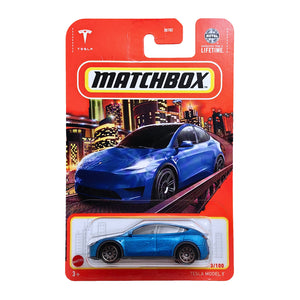 Matchbox Tesla Model Y - Blue (3/100)