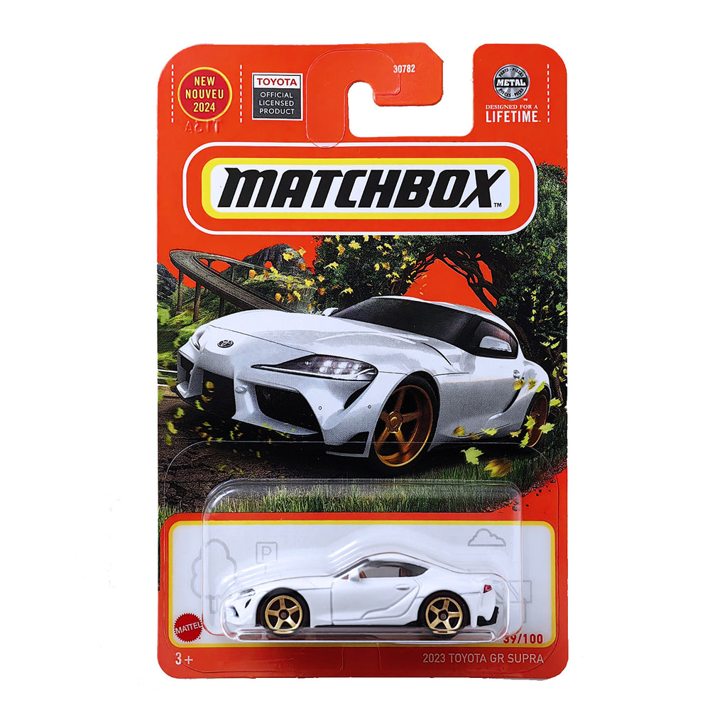 Matchbox Toyota GR Supra 2023 – Diecast Auto 1:64 In Weiß, Detailgetreue Miniatur Für Sammler