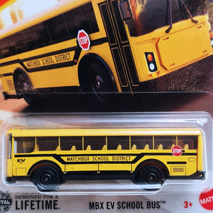  Matchbox MBX Ev School Bus - Yellow (123/125)