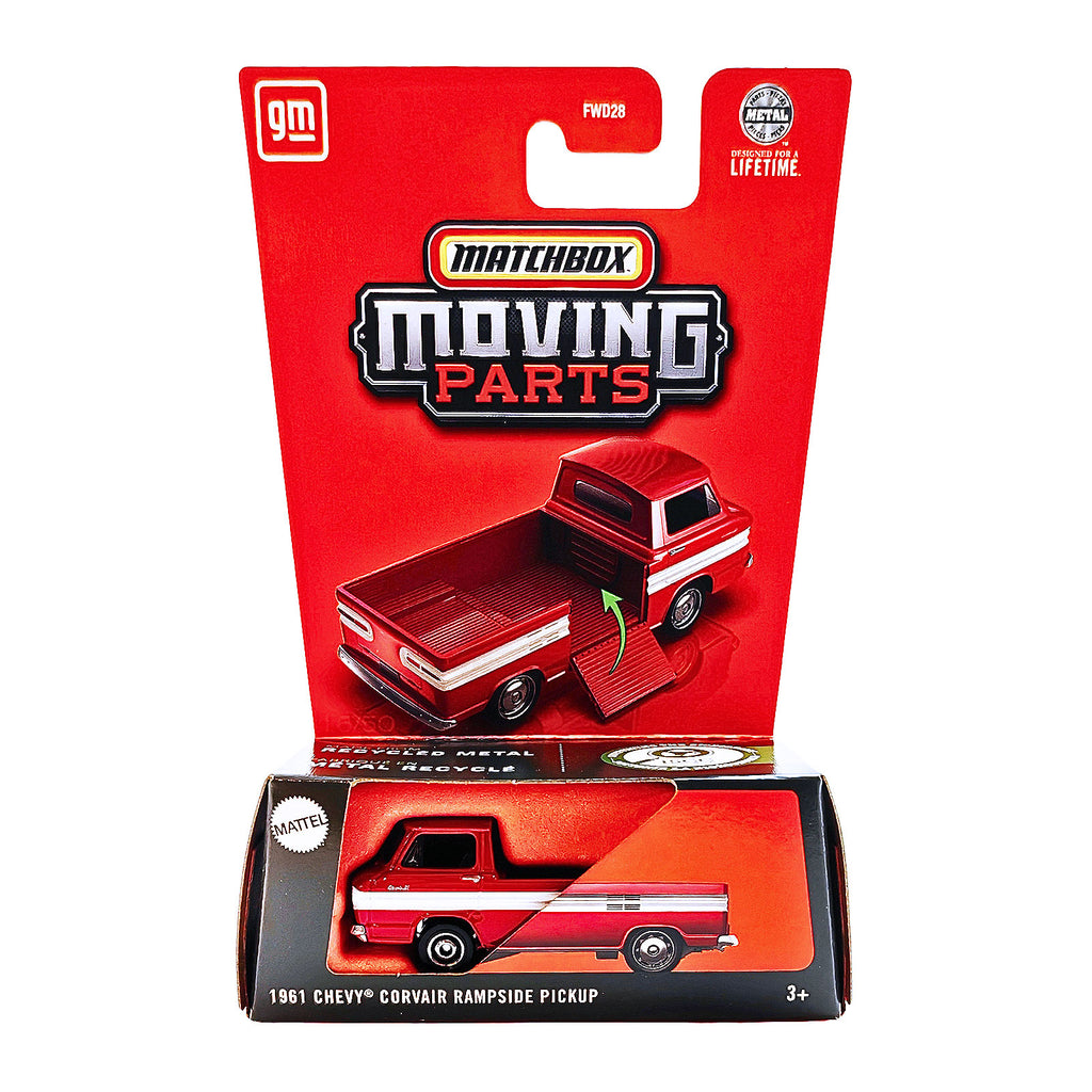 Matchbox FWD28 1961 Chevy Corvair Rampside Pickup - Red (JBW95)