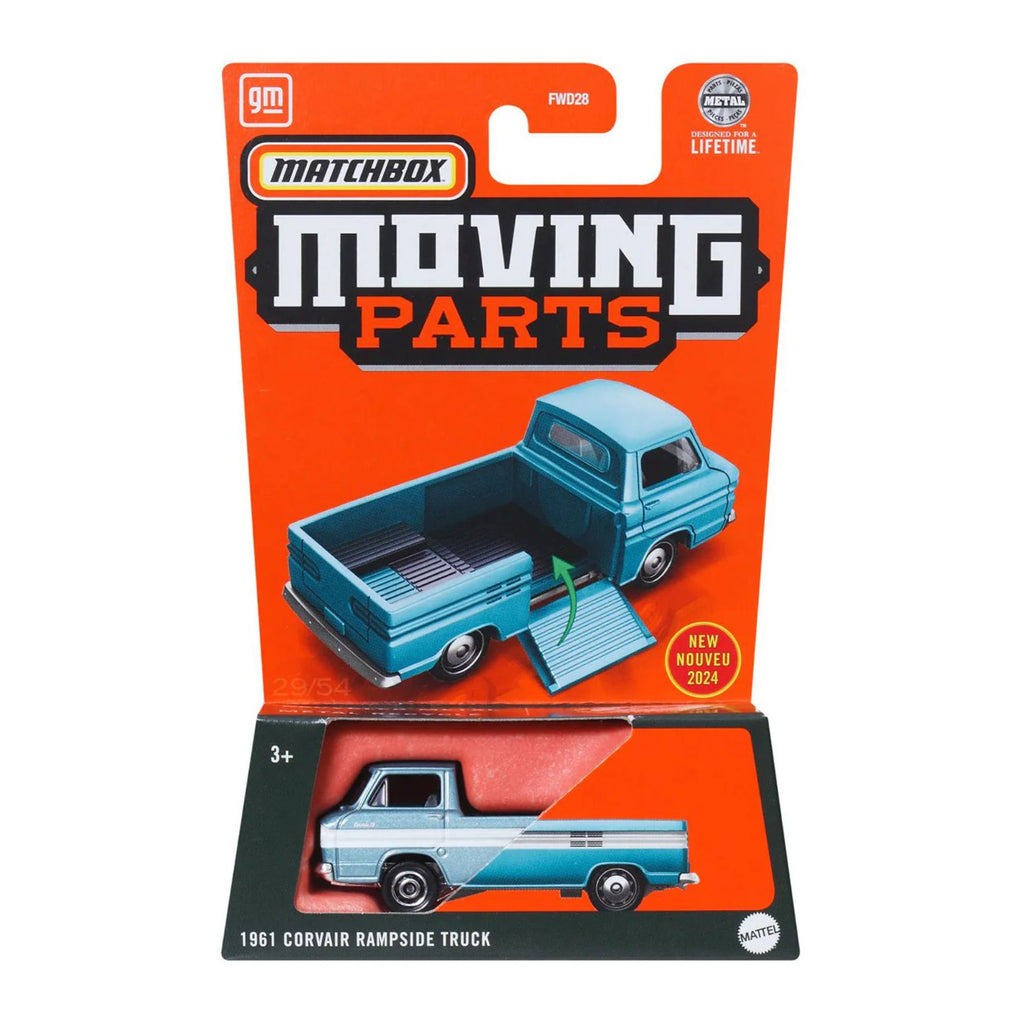 Matchbox Moving Parts | 1961 Corvair Rampside Truck - Light Blue (HVM90)