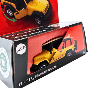 Matchbox FWD28 2016 Jeep Wrangler Rubicon - Yellow (JBW74)