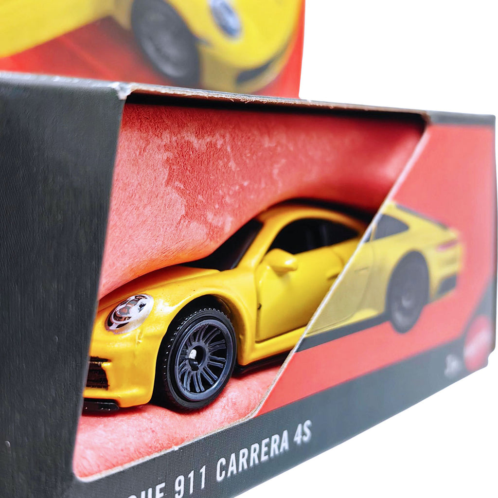 Matchbox Moving Parts | 2020 Porsche 911 Carrera 4S - Yellow (JBW88)
