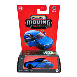 Matchbox Moving Parts | 2022 Alfa Romeo Stelvio - Blue (JBW76)