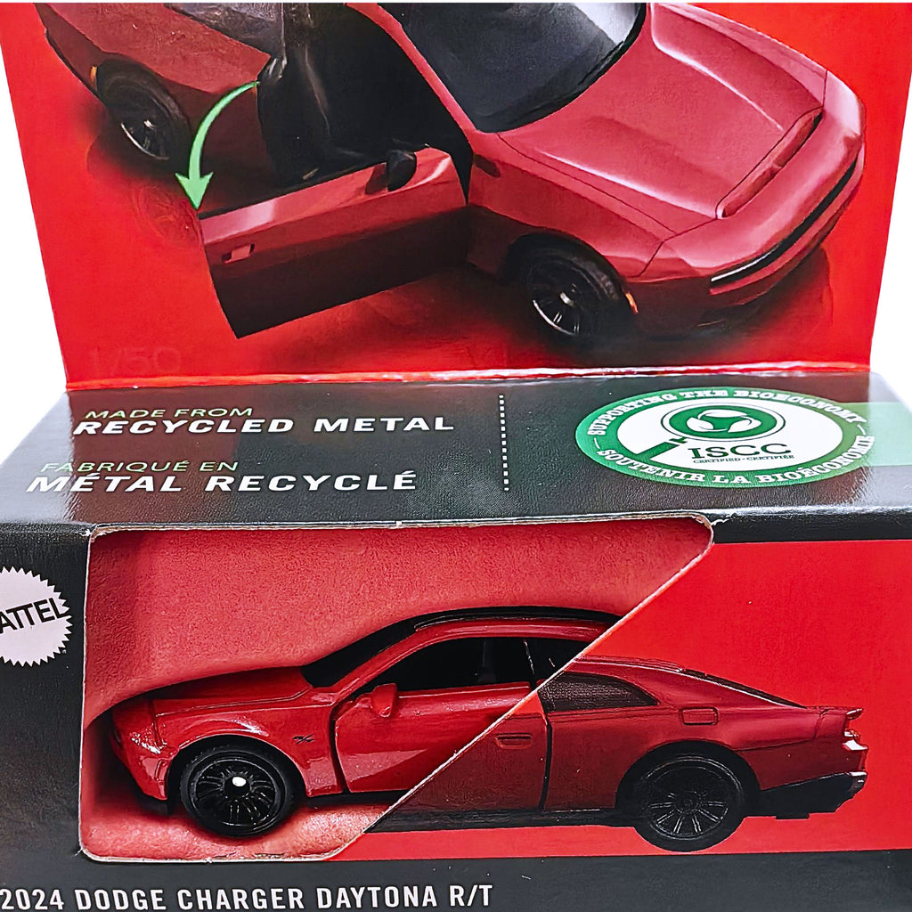 Matchbox MOVING PARTS | 2024 Dodge Charger Daytona R/T - Red (JBW53)