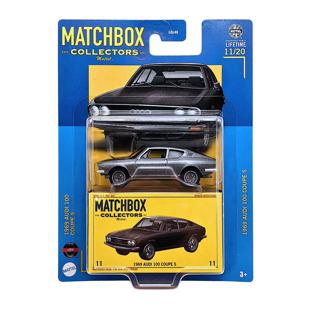 Matchbox Collectors | 1969 Audi 100 Coupe S - Grey (11/20)