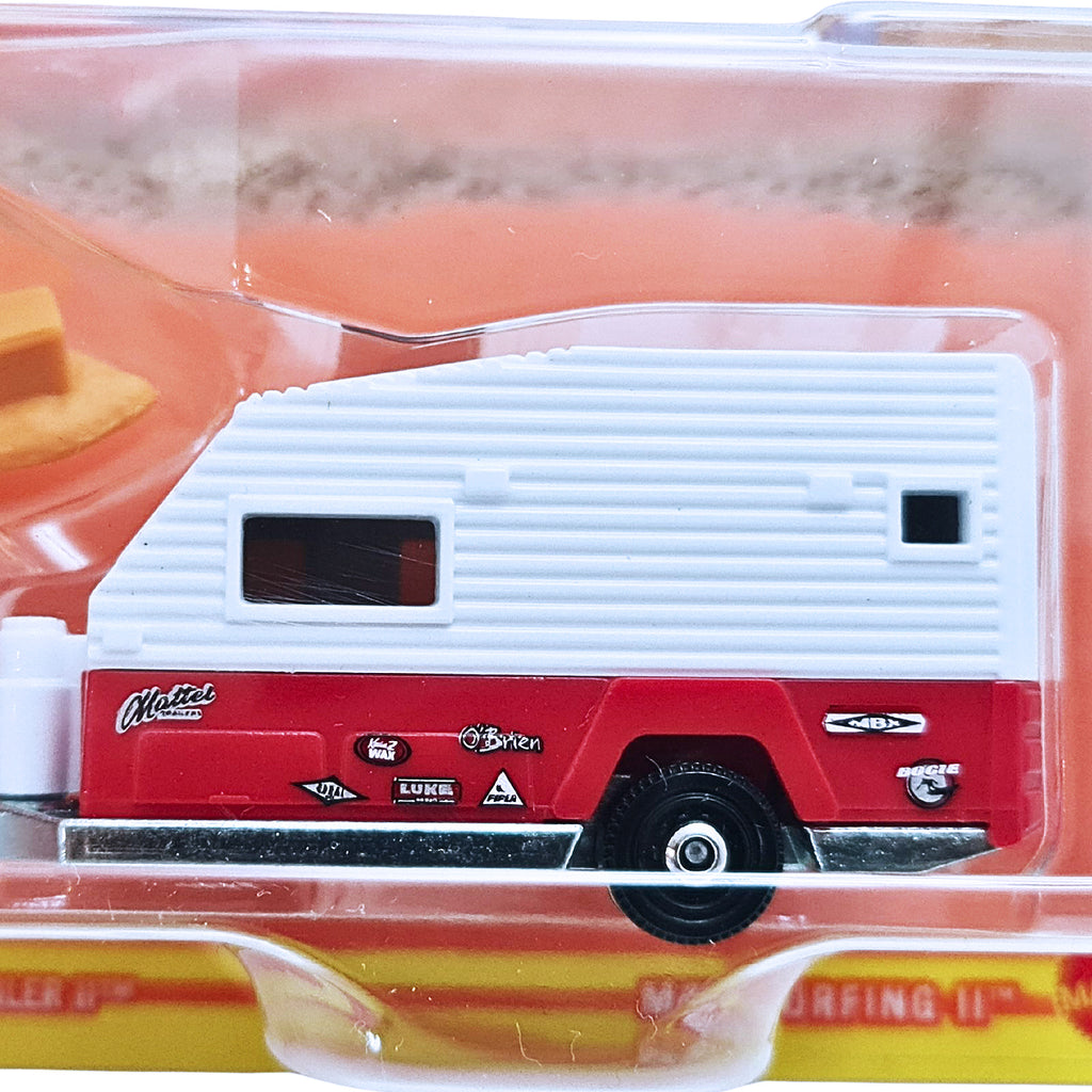 Matchbox Hitch & Haul | MBX Surfing II - '61 Ford Ranchero / MBX Travel Trailer II - Red (HVP33)
