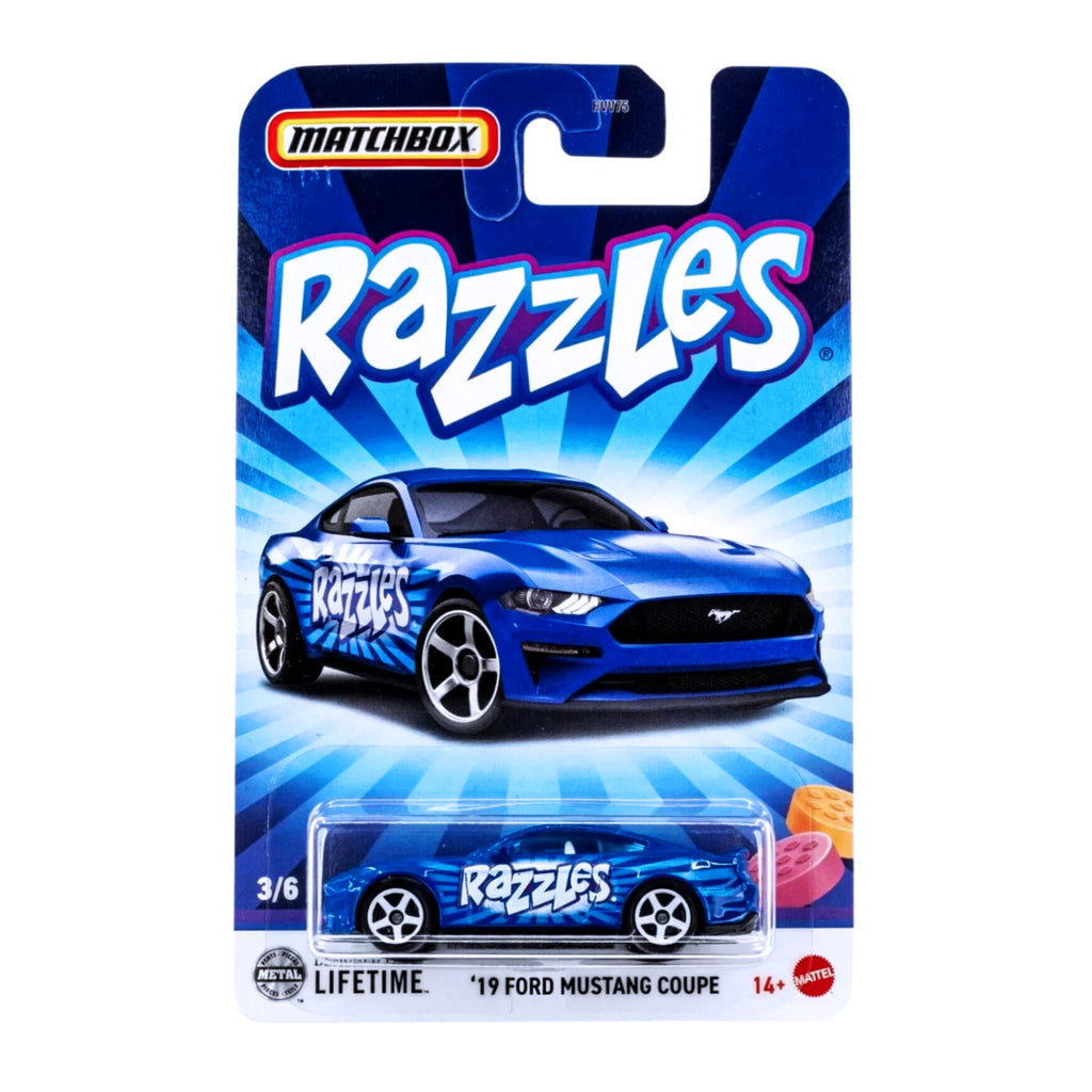 Matchbox '19 Ford Mustang Coupe - Blue (3/6)V2