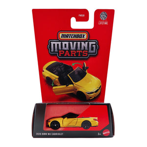Matchbox Moving Parts | 2020 BMW M4 Cabriolet - Yellow (JBW85)