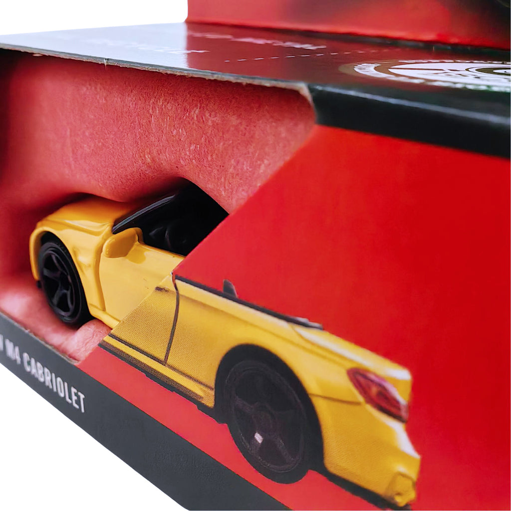 Matchbox Moving Parts | 2020 BMW M4 Cabriolet - Yellow (JBW85)