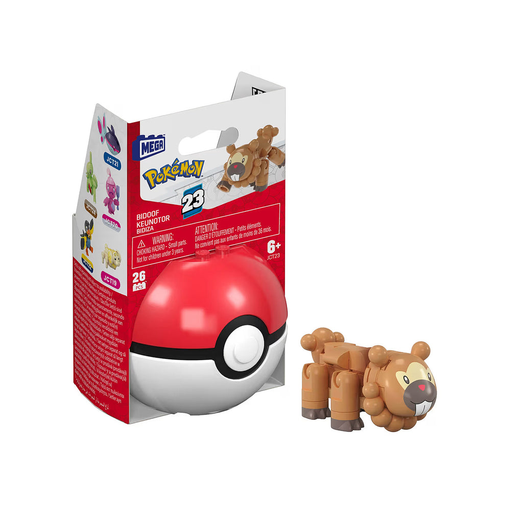MEGA Pokemon Generations Poke Ball Collection | Bidoof (JCT23) - 194735275694