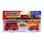 Matchbox Hitch & Haul Adventure Pack MBX Fire Rescue |  Hazard Squad / MBX Mobile Light Truck - Red (JCN17)
