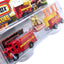 Matchbox Hitch & Haul Adventure Pack MBX Fire Rescue |  Hazard Squad / MBX Mobile Light Truck - Red (JCN17)