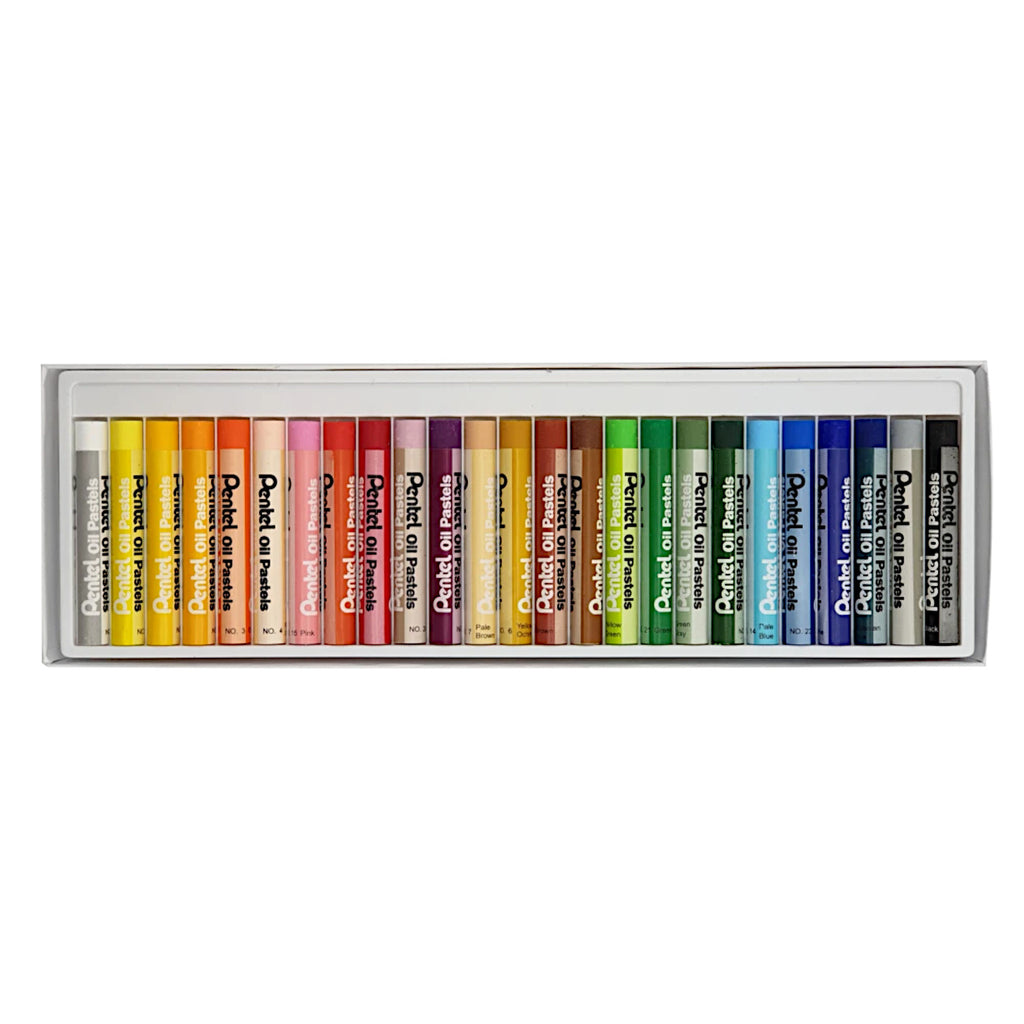 Pentel Arts Oil Pastels - Set of 25 Colour Sticks
