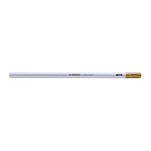 Stabilo Limited Edition Exam Grade 2B Unsharpened Pencils - White.Gold
